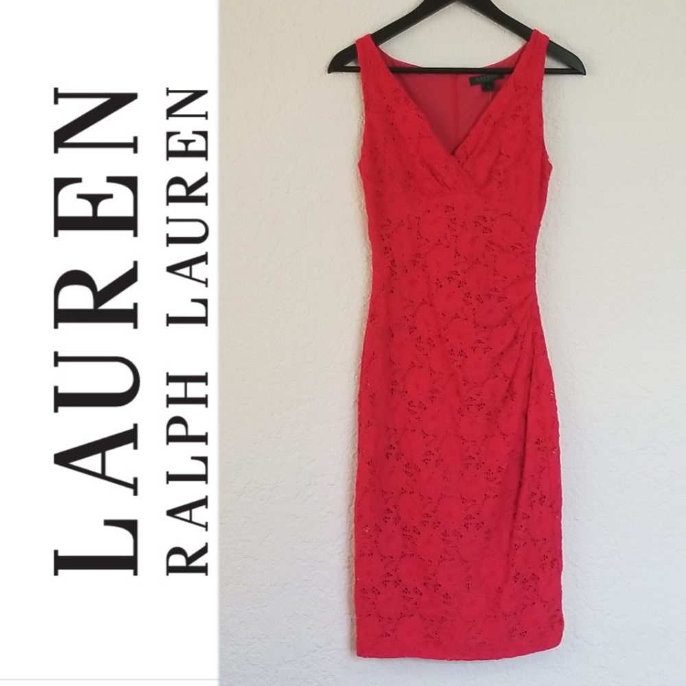 NWT** Beautiful Lace Dress ll Ralph Lauren
